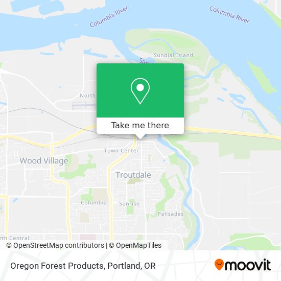 Mapa de Oregon Forest Products