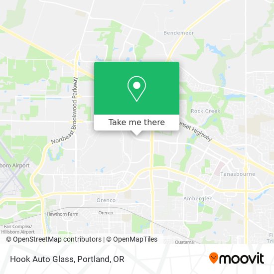 Hook Auto Glass map