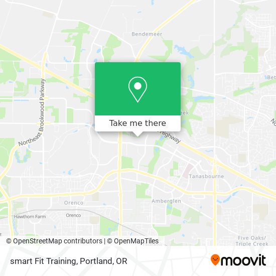 Mapa de smart Fit Training