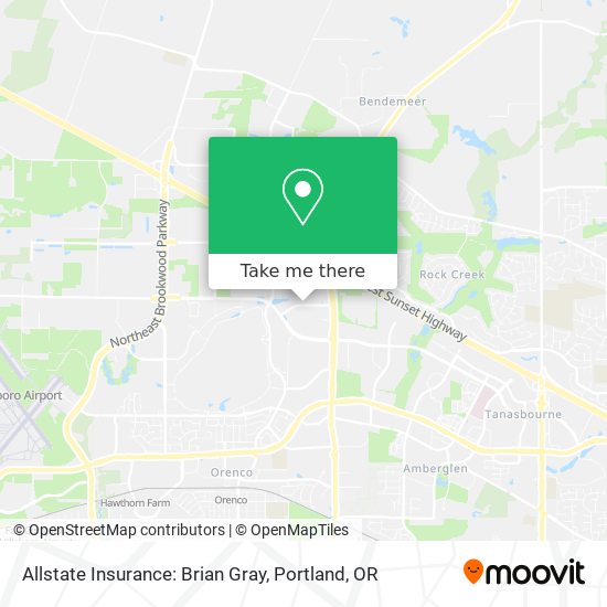 Allstate Insurance: Brian Gray map