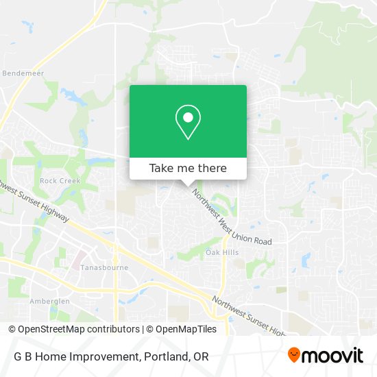 G B Home Improvement map