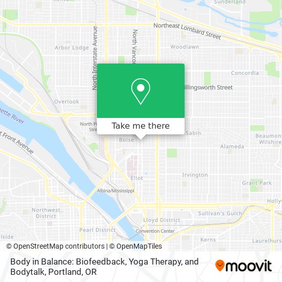 Mapa de Body in Balance: Biofeedback, Yoga Therapy, and Bodytalk