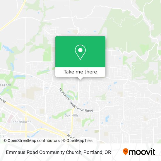 Emmaus Road Community Church map