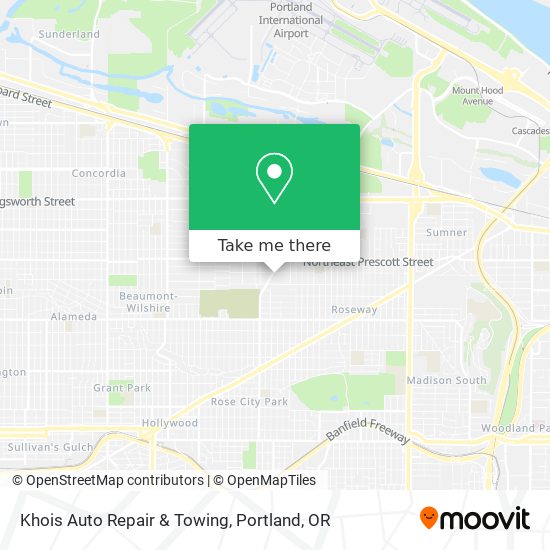 Khois Auto Repair & Towing map