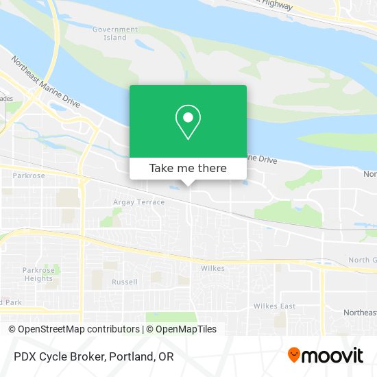 PDX Cycle Broker map