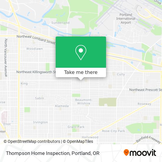 Mapa de Thompson Home Inspection