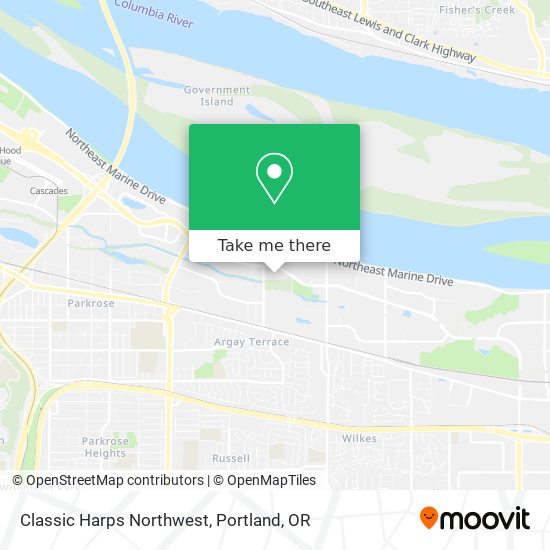 Mapa de Classic Harps Northwest