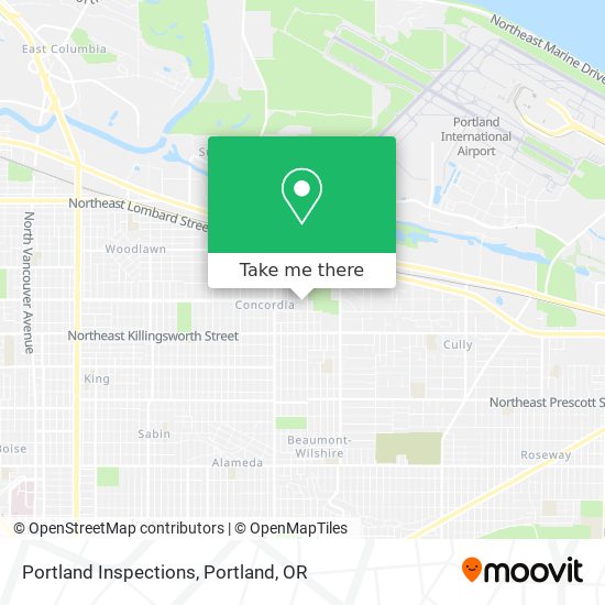 Portland Inspections map