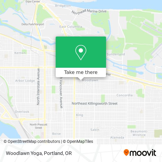 Mapa de Woodlawn Yoga