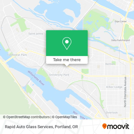 Rapid Auto Glass Services map