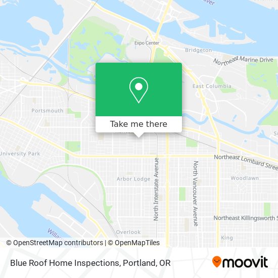 Mapa de Blue Roof Home Inspections