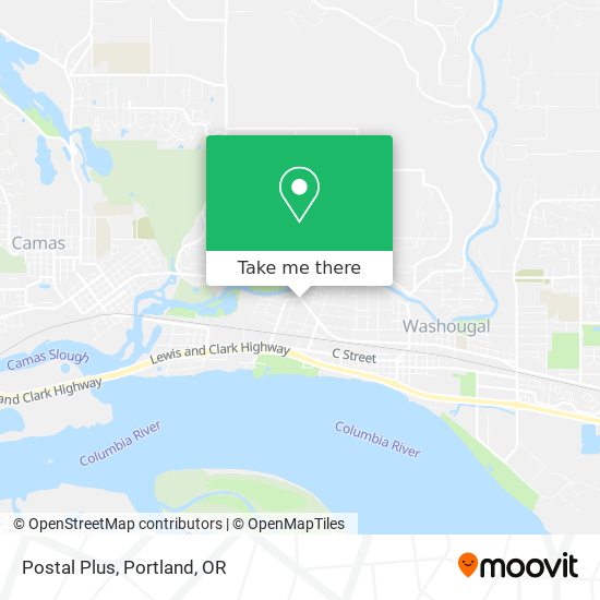 Postal Plus map