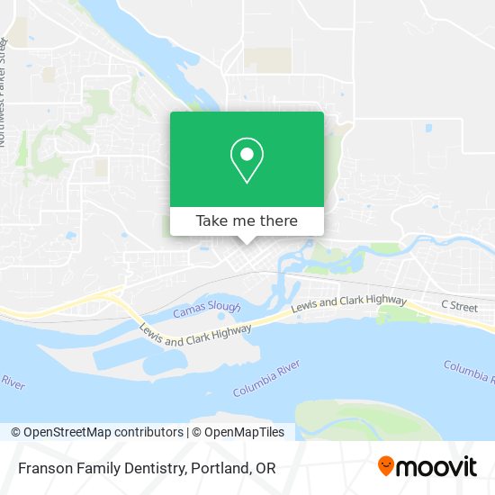 Franson Family Dentistry map