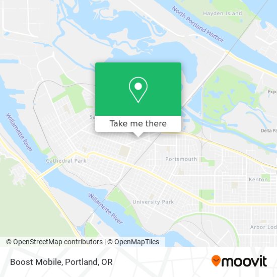 Boost Mobile map