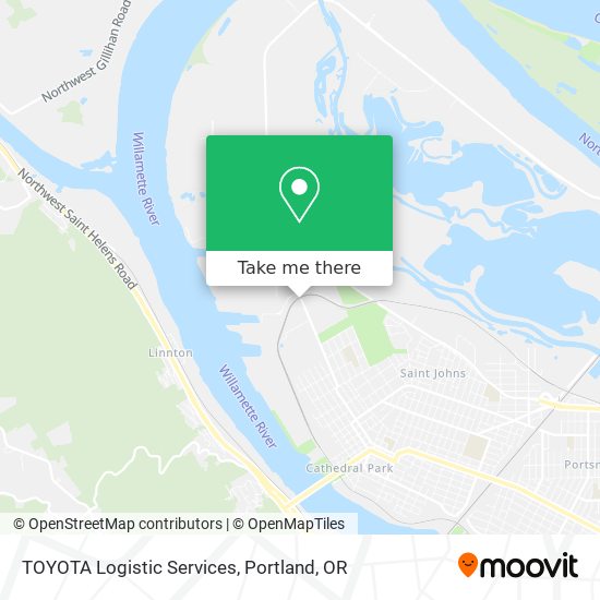 Mapa de TOYOTA Logistic Services