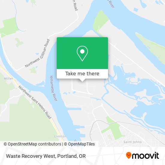 Mapa de Waste Recovery West