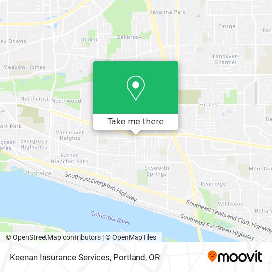 Mapa de Keenan Insurance Services