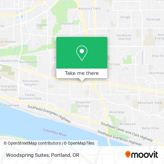 Woodspring Suites map