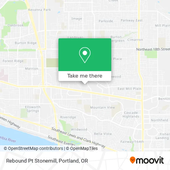 Rebound Pt Stonemill map