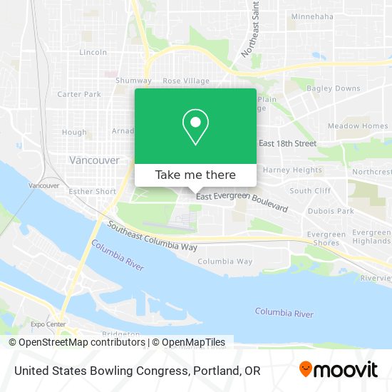 United States Bowling Congress map