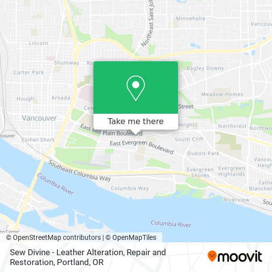 Sew Divine - Leather Alteration, Repair and Restoration map