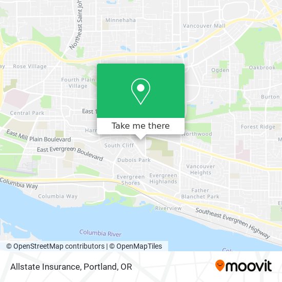 Allstate Insurance map