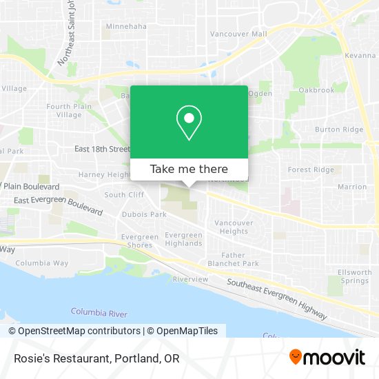 Rosie's Restaurant map