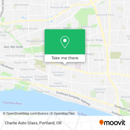 Mapa de Charlie Auto Glass