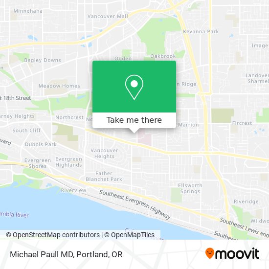 Michael Paull MD map