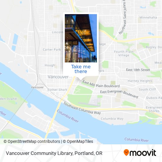 Vancouver Community Library map