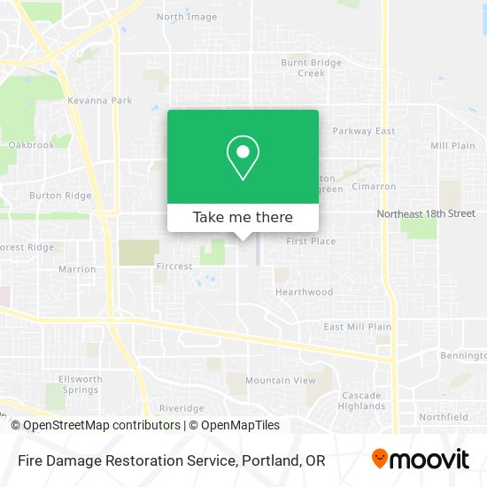 Mapa de Fire Damage Restoration Service