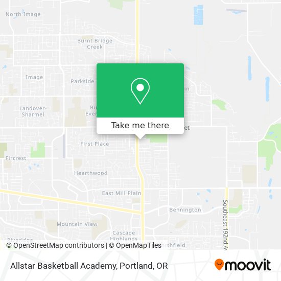 Mapa de Allstar Basketball Academy