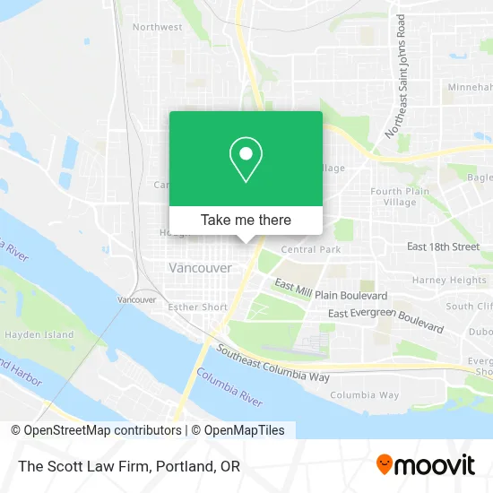 The Scott Law Firm map