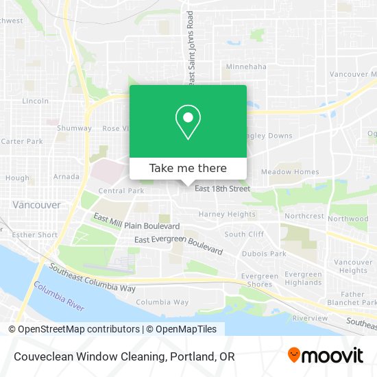 Couveclean Window Cleaning map