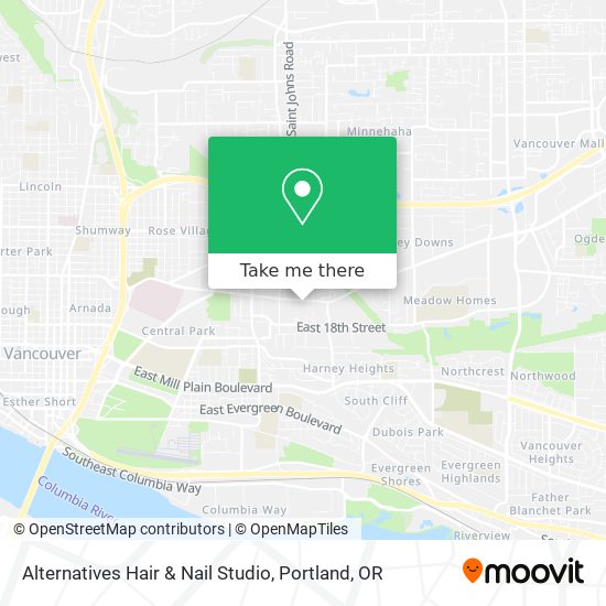 Mapa de Alternatives Hair & Nail Studio