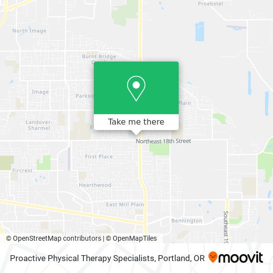 Proactive Physical Therapy Specialists map