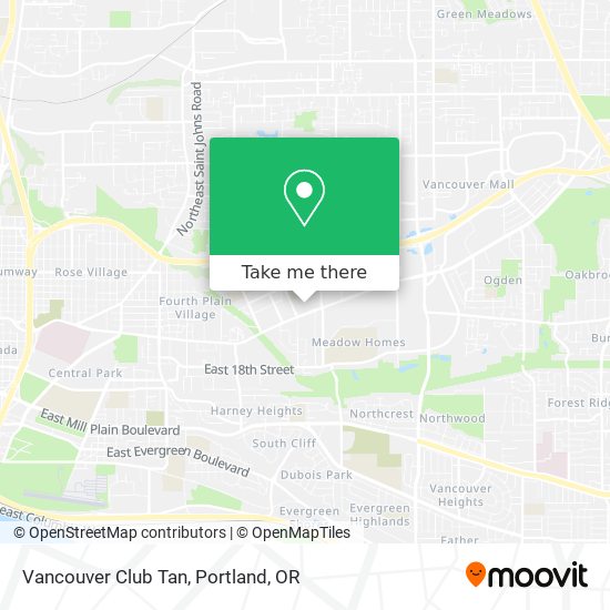 Mapa de Vancouver Club Tan