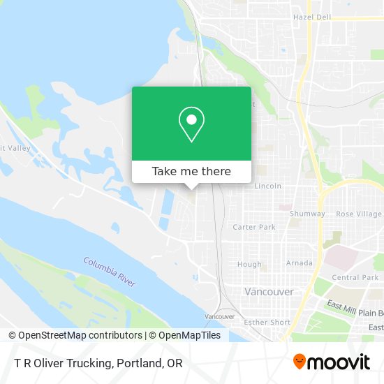 Mapa de T R Oliver Trucking