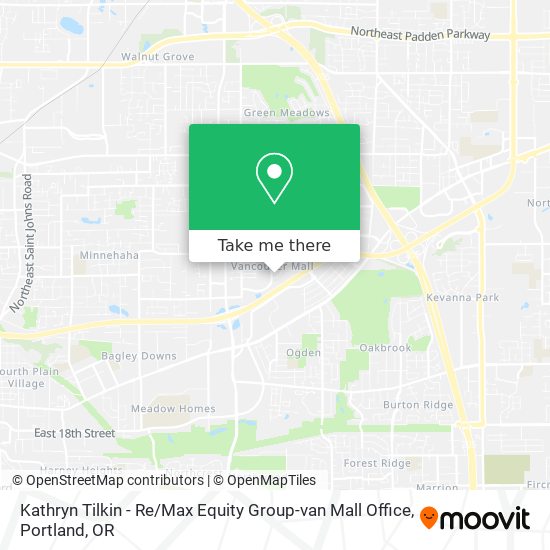 Mapa de Kathryn Tilkin - Re / Max Equity Group-van Mall Office