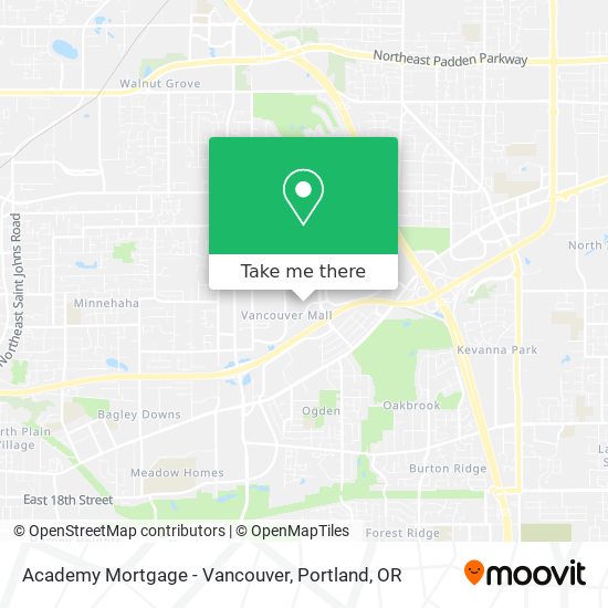 Mapa de Academy Mortgage - Vancouver