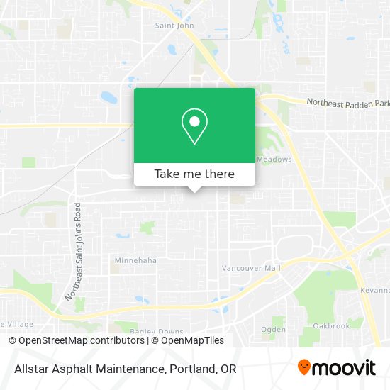 Allstar Asphalt Maintenance map