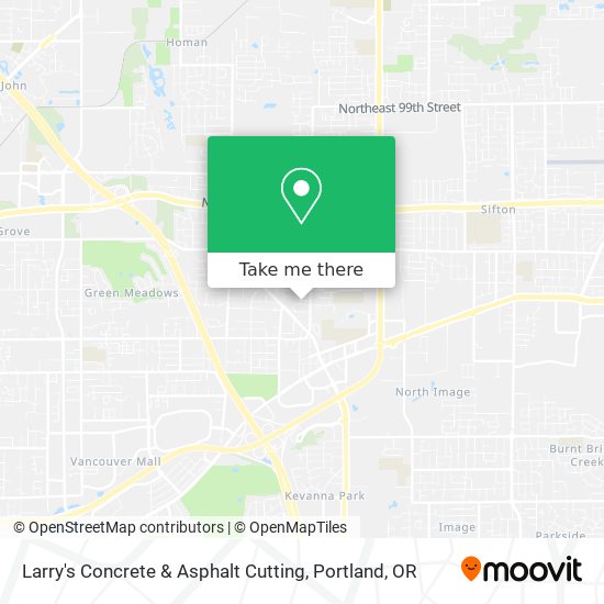 Larry's Concrete & Asphalt Cutting map