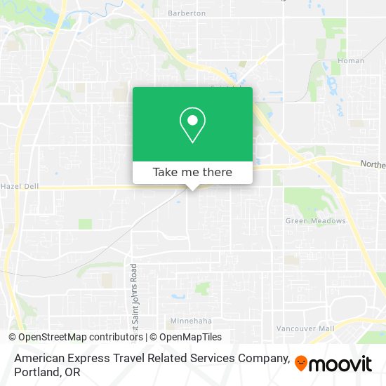 American Express Travel Related Services Company map