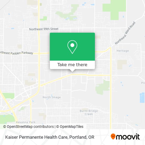 Kaiser Permanente Health Care map