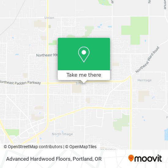 Advanced Hardwood Floors map