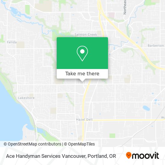 Mapa de Ace Handyman Services Vancouver