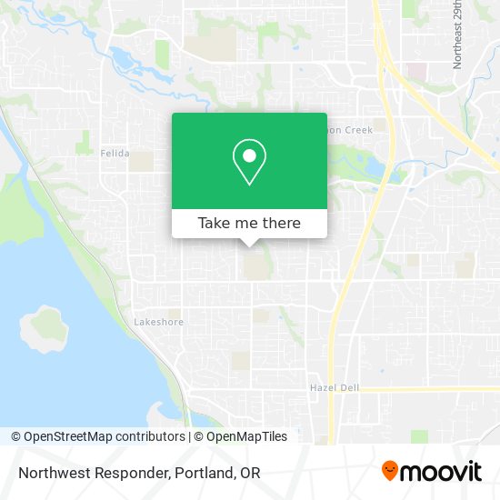 Mapa de Northwest Responder