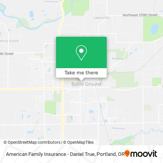Mapa de American Family Insurance - Daniel True