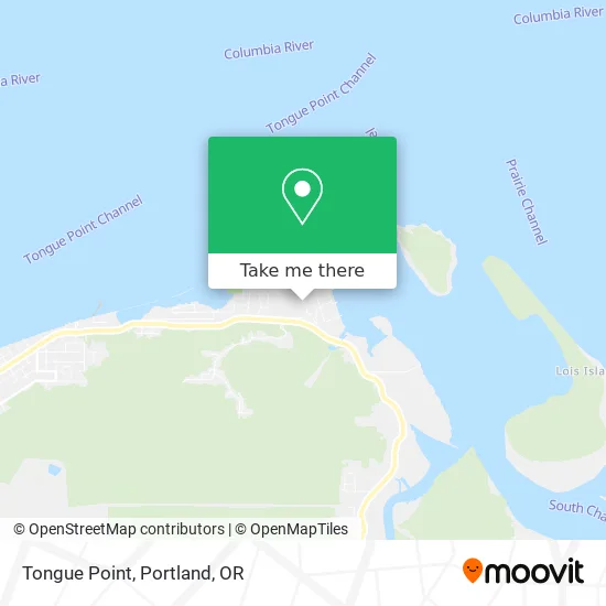 Tongue Point map