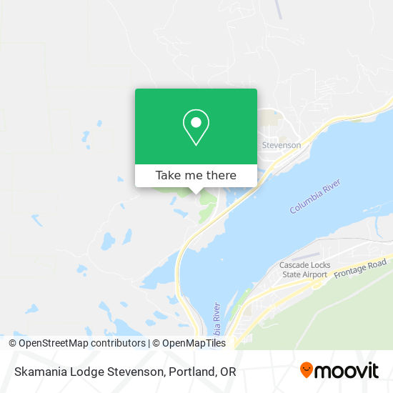 Mapa de Skamania Lodge Stevenson